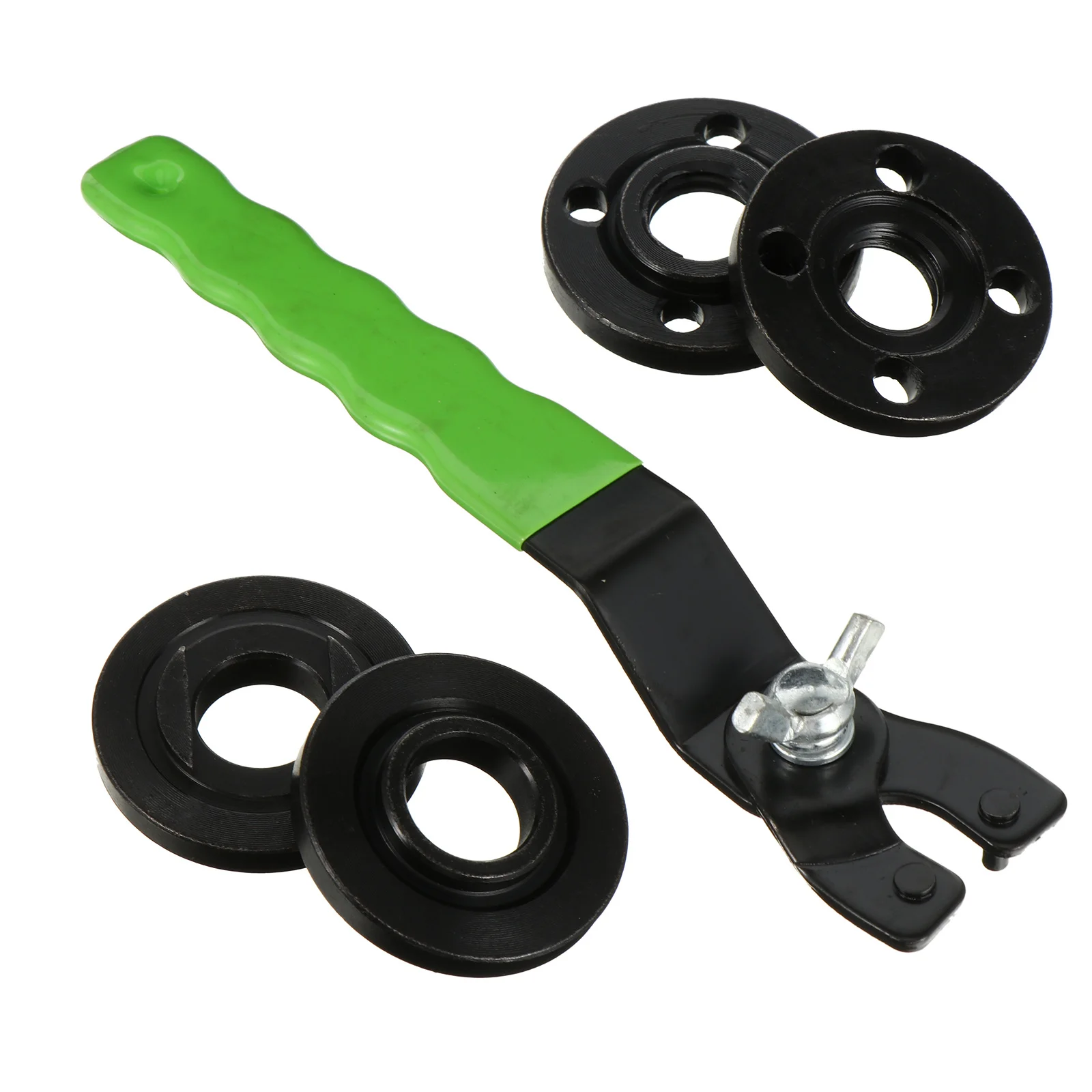 

Angle Grinder Wrench Spanner with Flange Nut Kit Durable for Accessories Adjustable