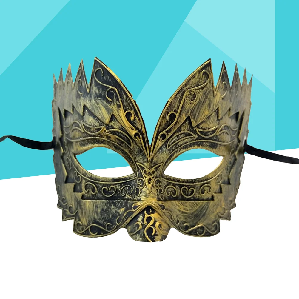 23 5x14 cm Masker Partij Cosplay Bal Maskers Prom Halloween 235X14 Dansen Gouden Half Gezicht Man