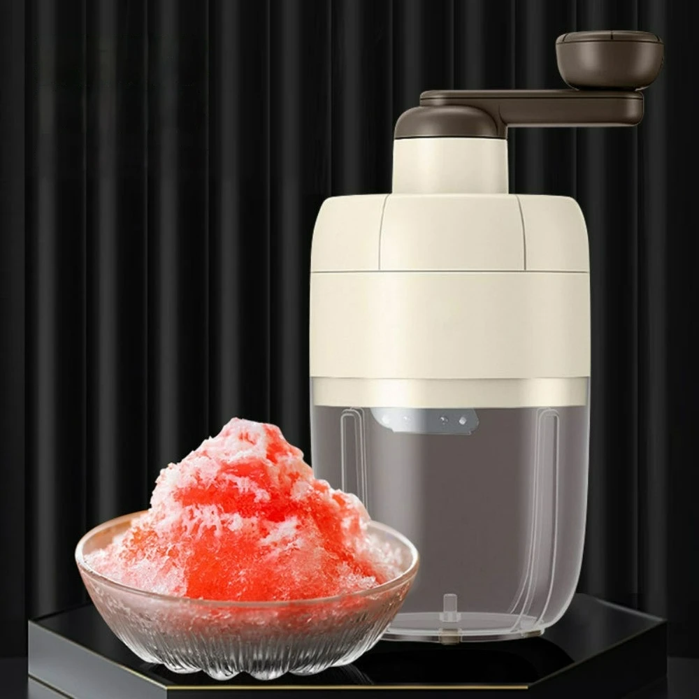 Hand crank ice crusher, milkshake making smoothie, home ice cube modelling box, hail crusher ice god Hand crank smoothie maker