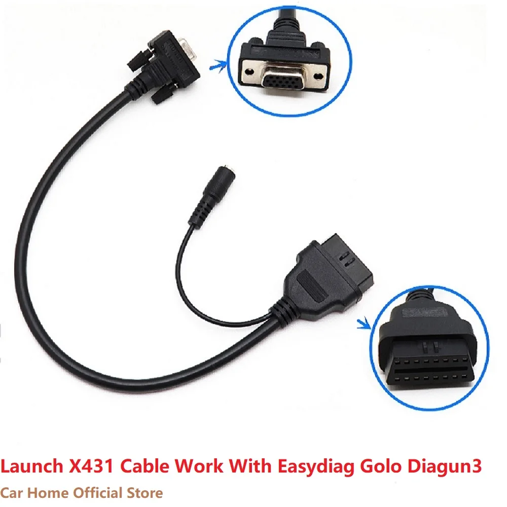 Launch X431 GDS 3G Main Cable Universal Testing Mainline Diagnostic Instrument Connection Work With Launch x431 Series Tool