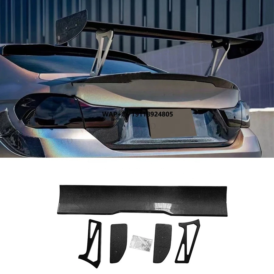 

Real Carbon Fiber RKP Style Rear GT Trunk Wing for F80 M3 F82 M4 M5 M6 F87 M2 G30 F90 Universal Car Rear Spoiler Wing