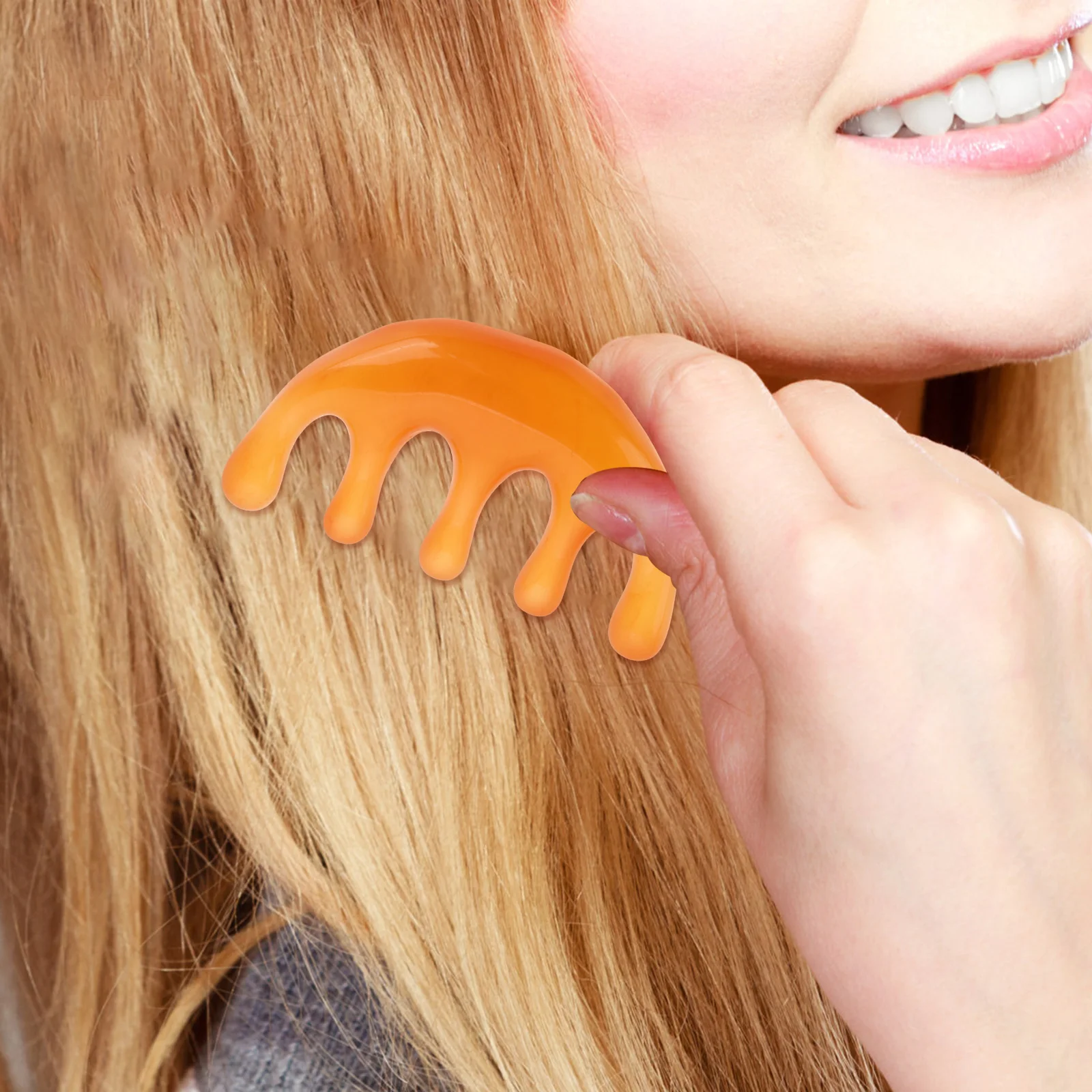 

Gua Sha Comb Beeswax Massage Tool Wide Tooth Scalp Care Detangler Portable Head Massager Sturdy Break Resistant Smooth