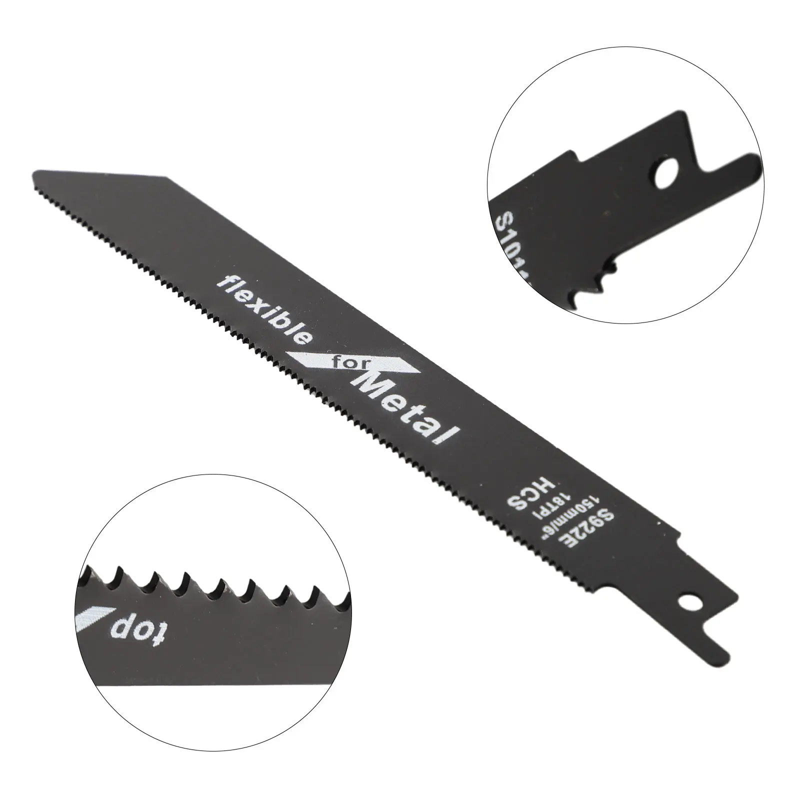 1/4pc Reciprocating Saw Blades For Wood Plastic Pipe Cutting Metal Outdoor Trimming Power Tool Accessories And Parts