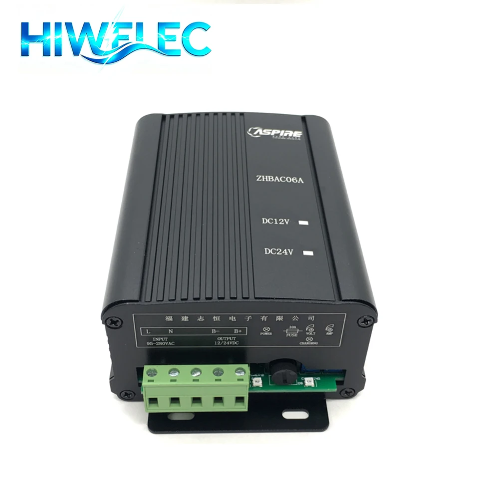 New Arrival BAC06A 12V 24V Generator Auto Intelligent Battery Charger Powerful Switching Float Charger