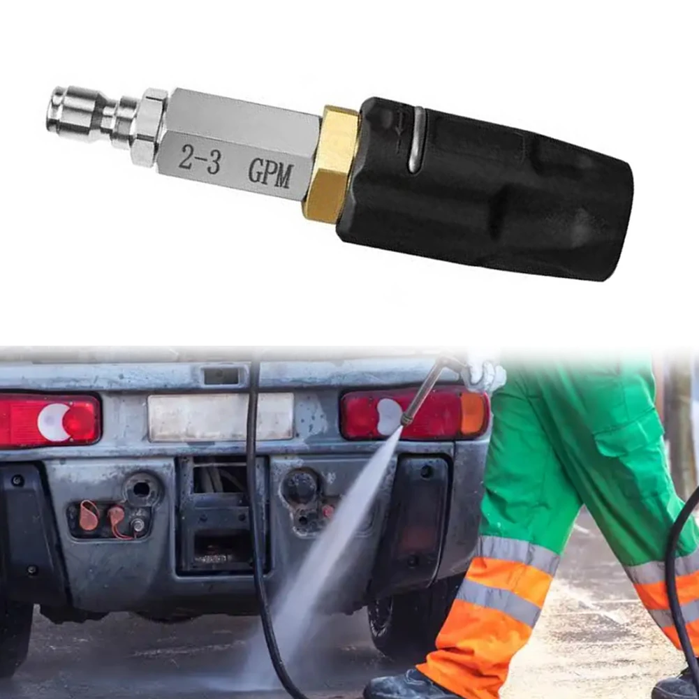 

Adjustable Spray Nozzle Soft Wash Twist Design 0 to 60 Degree Spray Angle with Low to High Reach for Pressure Washer Use