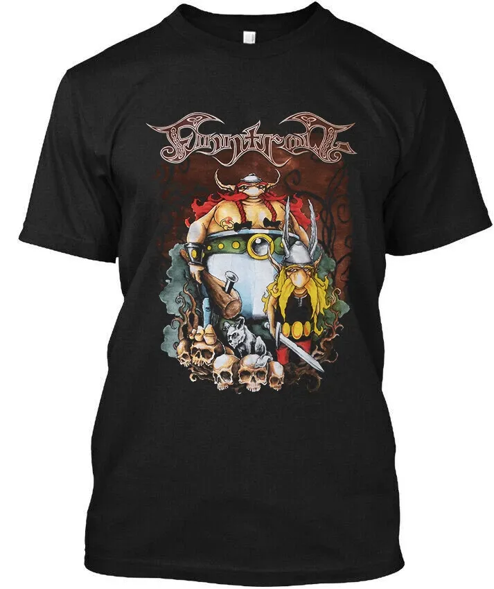 NEW Finntroll Band Gift For Fans Heavy Cotton Black T Shirt S-5XL US024