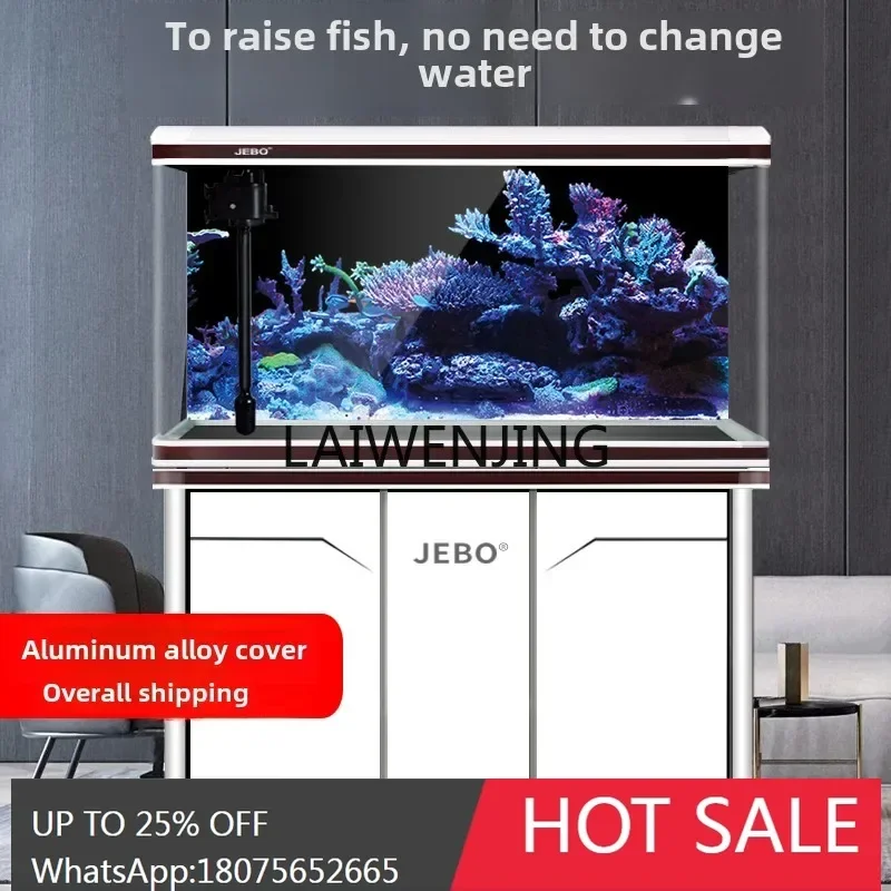 self-circulating ecological fish tank silent large rectangular creative aquarium free of water change