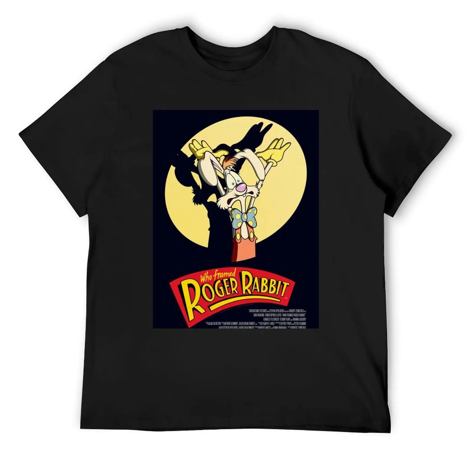 

Roger Rabbit Movie Poster T-Shirt Aesthetic clothing sports fans anime stuff mens graphic t-shirts