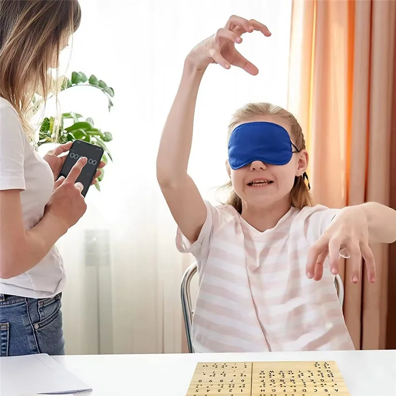 AT93-أدوات تعليمية لوحة خشبية أرقام الحروف العمياء لوحات الكتابة لوازم القلم عبوة معدات التعلم حجم المحمولة #3