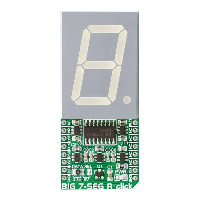

New MIKROE-2269 BIG 7-SEG R CLICK