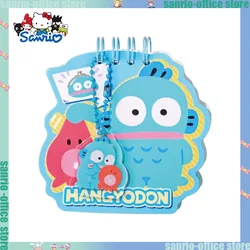 New Sanrio Hangyodon Ugly Fish Notebooks Shaped Portable Coil Notebook Cartoon Hangyodon Coil Note Book Memo Pad Office Supplies