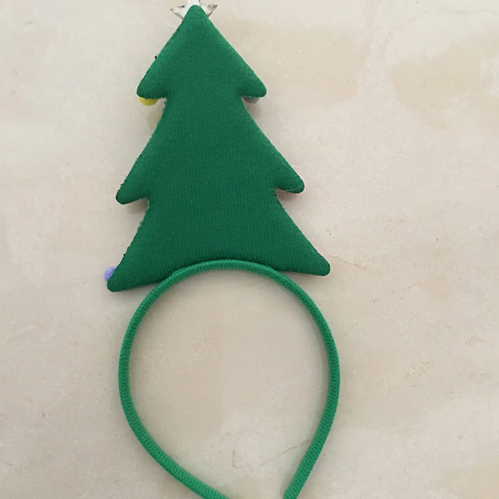 

Christmas Tree Headband Xmas Hair Hoop Party Headdress For Adults Green Lightweight Comfortable Carnival Christmas Costume