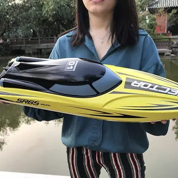 RC Boat Hobby RC Submarine Speedboat Large 65cm (25") Fast Hull Top Speed ​​55km/h Super Brushless Motor with Battery