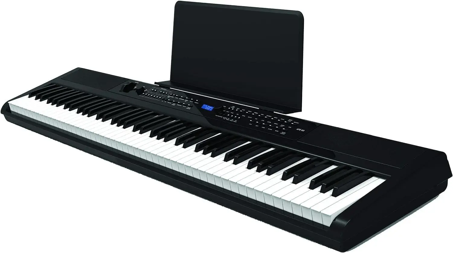 88 Key Digital Piano Keyboard with Full Size Velocity Sensitive Keys, Built In Speaker, 3 Layer Voices, 100 Fully Orches