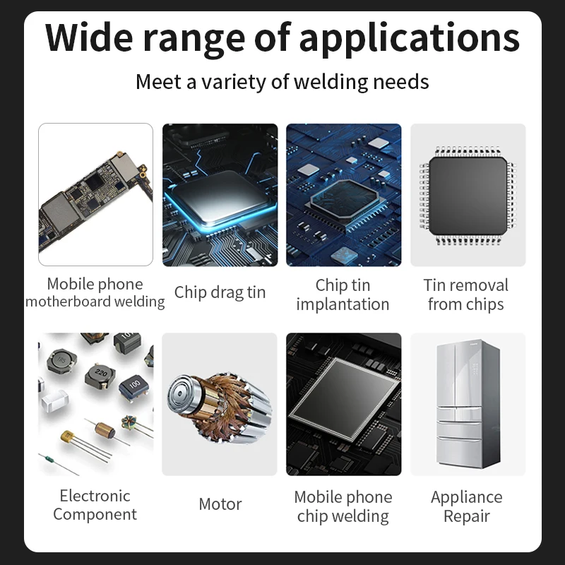LUXIANZI-Fluxo de solda sem chumbo para telefone, computador, PCB, peças SMT, ferramenta de reparo de soldagem, fácil de estanhar, pasta de solda sem limpeza