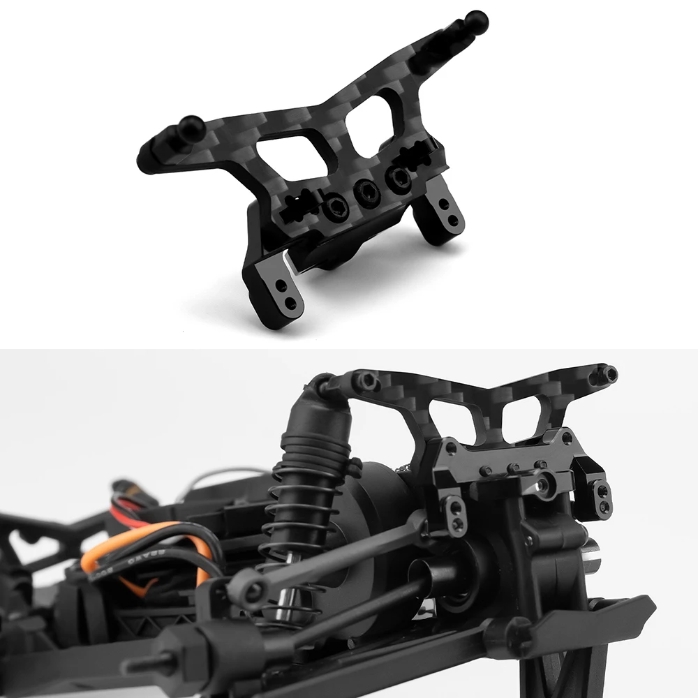 

TRINOOD Front Shock Mount Rear Shock Towers For 1/24 RC Car Micro-B 2WD Buggy RTR LOS00007 Replace Parts