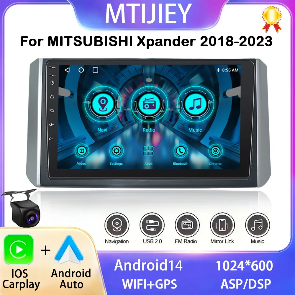 

Android 14 Radio Bluetooth For MITSUBISHI Xpander 2018 - 2023 Smart Car Systems Multimedia Player Carplay GPS Navigation DSP