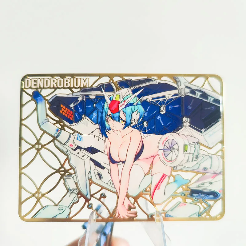 انمي ياباني آلهة قصة Acg لتقوم بها بنفسك بطاقات معدنية محلية الصنع ناهيدا أسوكا لانغلي سوريو هدايا عيد الميلاد ألعاب الأطفال #6