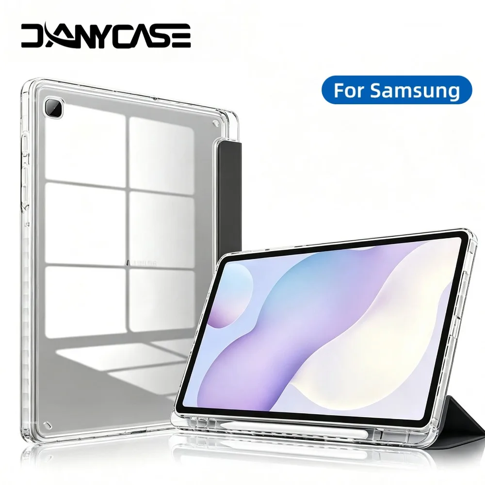 For Samsung Galaxy Tab S6 Lite Case 10.4in for Galaxy Tab S9FE/S10Lite S7+ S7FE S8/S9/S10+12.4in Case for Tab S7 11inch Cover