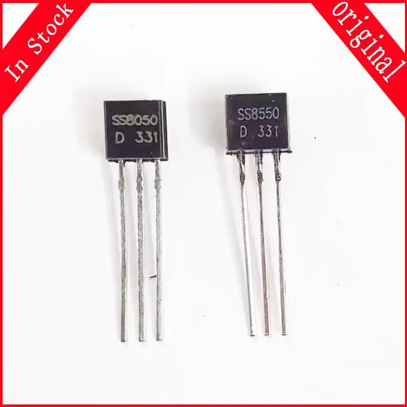 10pcs/lot SS8050 S8050 TO92 SS8550 S8550 TO-92  In Stock