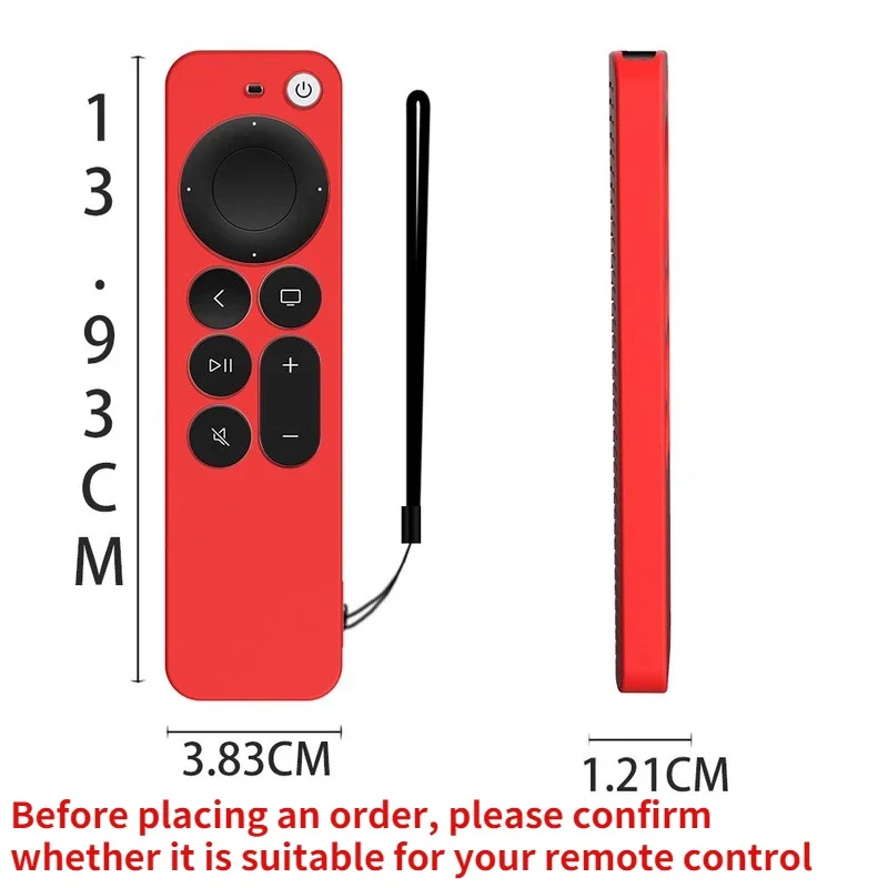 1Pcs Luminous Silicone Remote Control Cover for Apple TV Siri Remote 4K Dustproof Remote Protect Case Holder TV Accessories