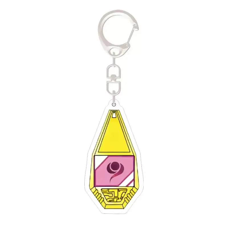 Llaveros de Anime Digimon, aventura, Plan sagrado, periferia de animé, medalla de amor, insignia evolucionaria, llavero acrílico, juguete colgante, regalo