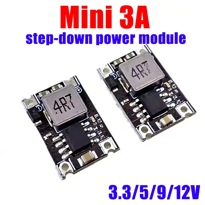 Mini Step-down   3.3 5V 9V 12V 18*12mm DC-DC 3A Power Module Voltage Stabilizing Module Power 24V To Fixed Vehicle Output