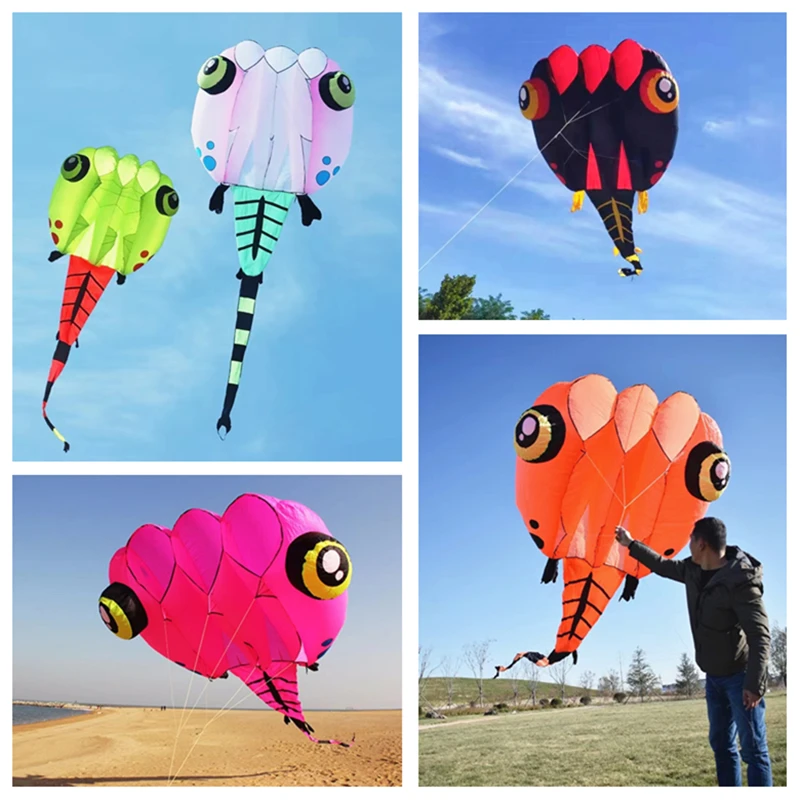 Cerf-volant professionnel en tissu doux pour adultes, grand cerf-volant têtard, jouet animal, parachute d'usine de poulpe, livraison gratuite