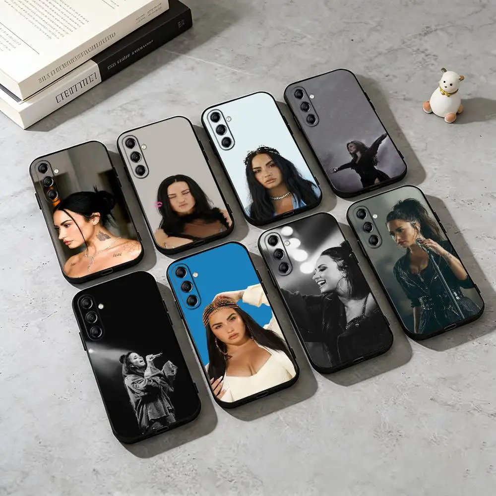 

D-Demi Lovato Phone Case For Samsung Galaxy A73,A72,A71,A70,A53,A52,A51,Others Soft Black Cover