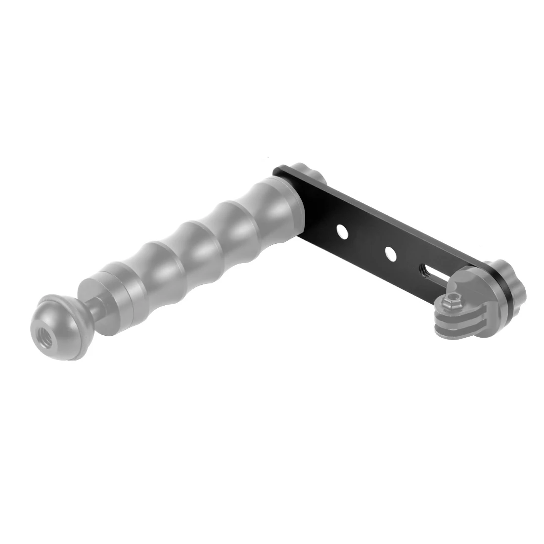 BGNing Aluminiumlegierung Connect Mount Plate Support 30 kg mit 1/4 Zoll Schraubenlöchern Schnellwechselplatine für SLR-Kamerafotografie – Detail 12