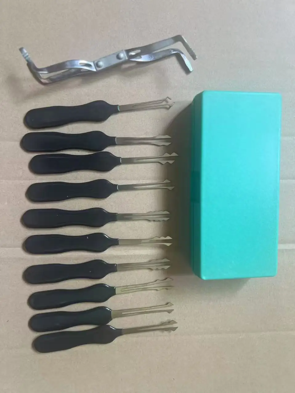 locksmith tools 10 pcs  scissors pick lock fast opener for door lock picking tools