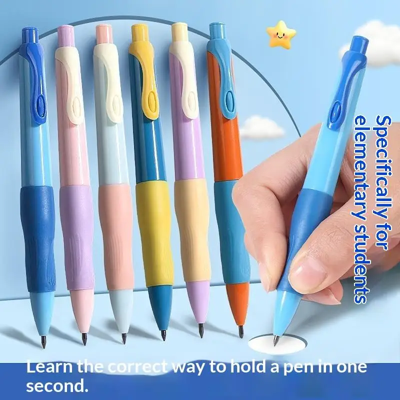 1Pcs 2.0mm Mechanical Pencil Set Posture Correction Anti-Break Lead For Kids Children Writing School Supplies Korean Stationer