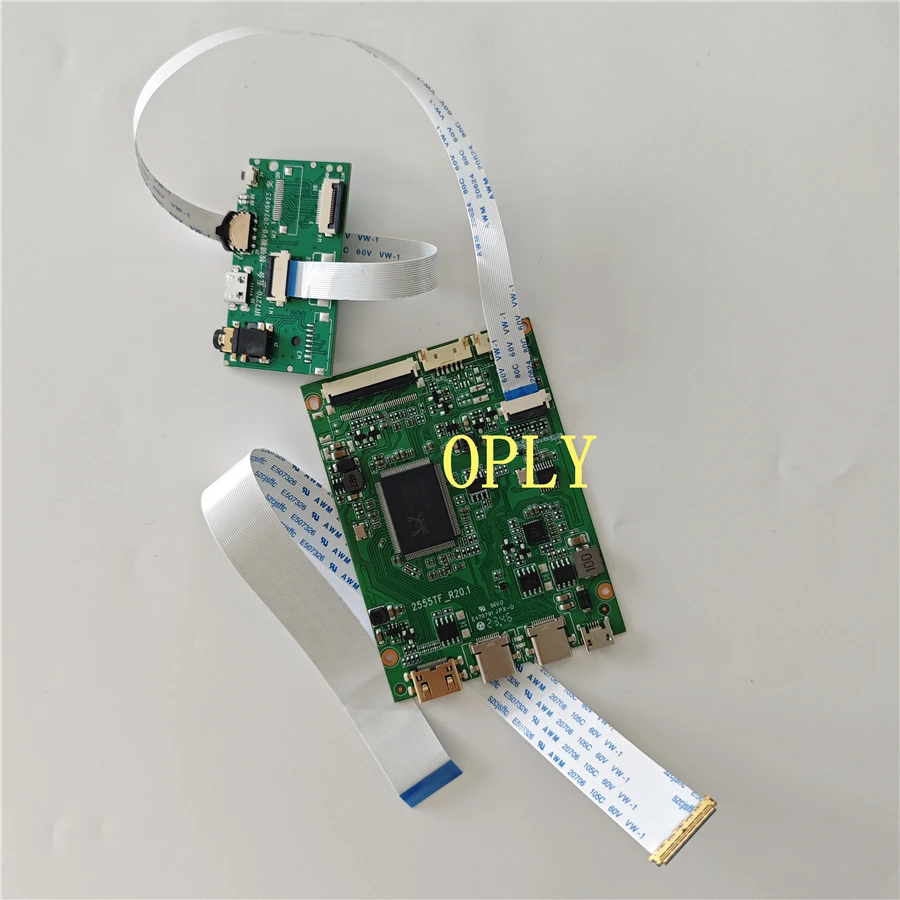 

Плата контроллера 2 TYPE C Mini HDMI-совместимая для B140XTN07.4 B140XTN07 B140XTN07.9 14 "1366X768 EDP светодиодная панель комплект экрана DIY