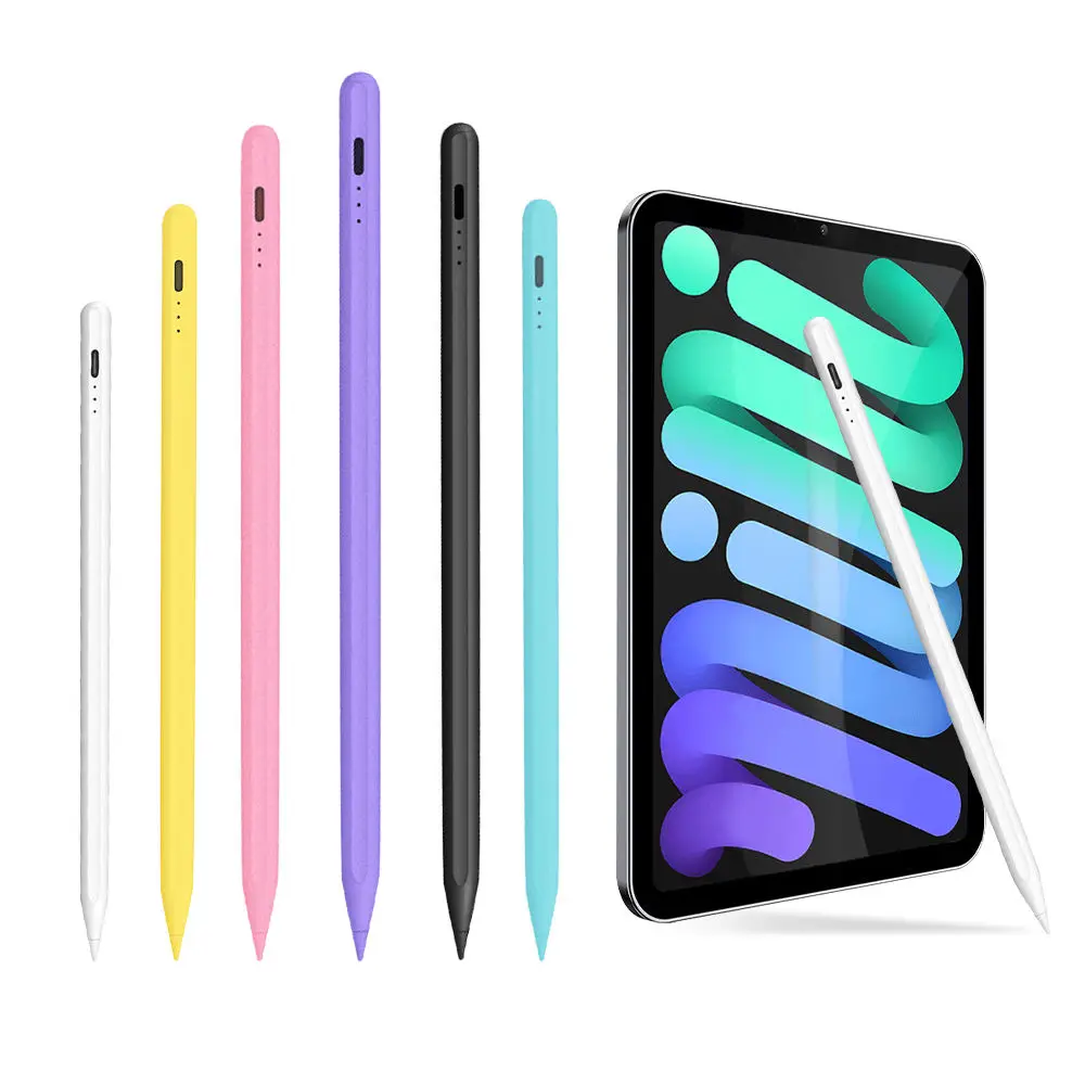 

Стилус для Apple Pencil со светодиодной подсветкой Power Palm Rejection Touch Pencil для iPad 10th 11 1-4 Pro 12.9 3-6 air 3 4 5 mini 5 6