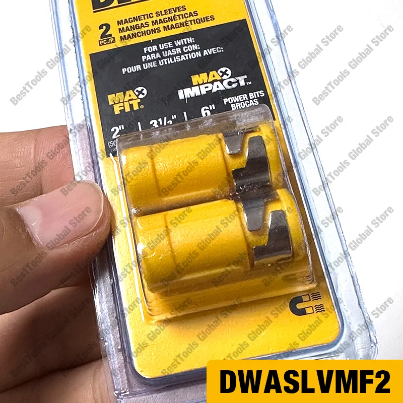 DEWALT DWASLVMF2 MAXFIT Magnetic Bit Sleeve Set