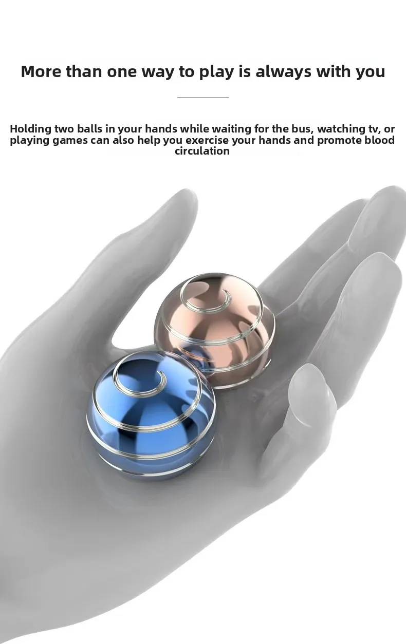 Neues Stressabbau-Spinngerät für Erwachsene bringt Glück mit Fingerspitzen-Gyroskop, Metallspielzeug, Desktop-Legierung, dynamischer Kreisrotator