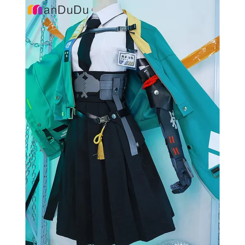 

qq34Zenless Zone Zero Hoshimi Miyabi Zenless Косплей Костюм Ролевая игра Comic Con Платье Хэллоуин Парики Анимационный реквизит