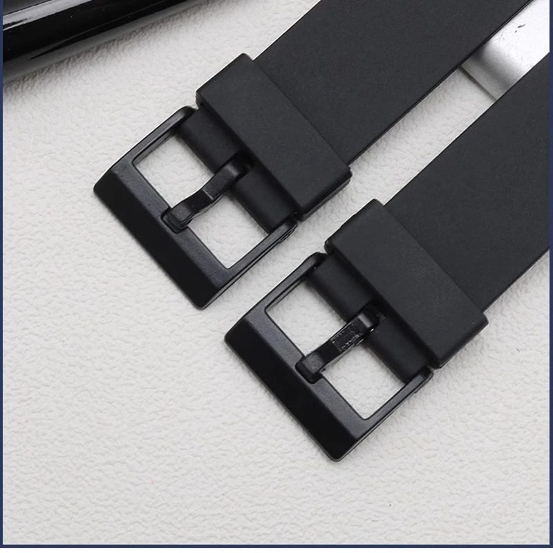 ل MQ-24 mq24 MW-240 MQ41 MW-59 MQ-27 76 بولي TPU ساعة مطاطية الفرقة حزام أسود مقاوم للماء حزام الساعات سوار ساعة اكسسوارات
