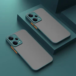 Funda On For Xiaomi Redmi Note 12 Pro 4G Case Luxury Matte Transparent Phone Cover Redmi Note 13 5G 10 11 Thin Shockproof Bumper