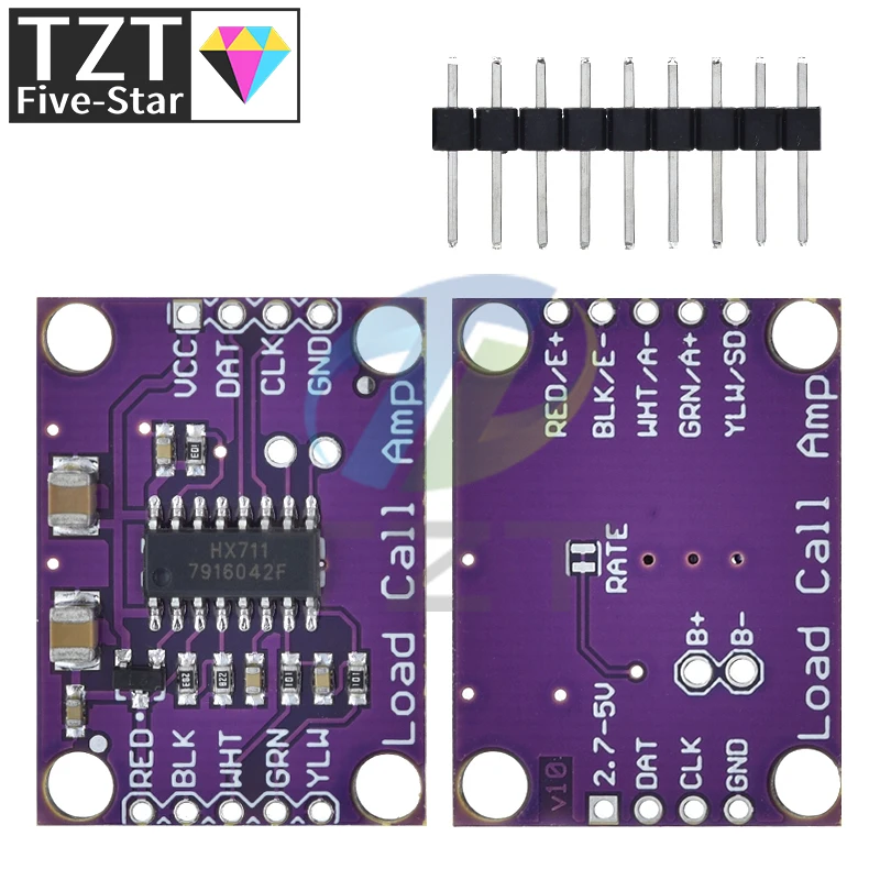 HX711 Weighing Sensor 24-bit A/D Conversion Adapter Load Cell Amplifier Board Weight Sensors For Arduino