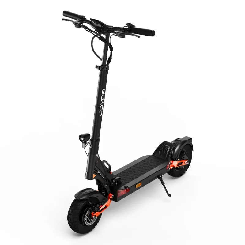 JOYOR T10 E-Scooter 2000W Doppelmotoren 60V18AH Lithium-Batterie Faltbarer Elektroroller 10-Zoll-All-Terrain-Reifen Unterstützt NFC-Entsperrfunktion, Elektroroller für Erwachsene 75KM