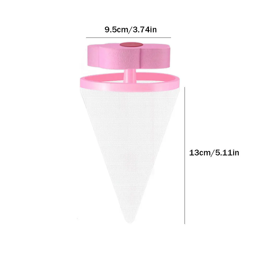 Lavadora, receptor de piel para mascotas, filtro de pelo reutilizable en forma de flor, bolsa de colección sucia de malla para recolector de pelo de piel de perro y gato