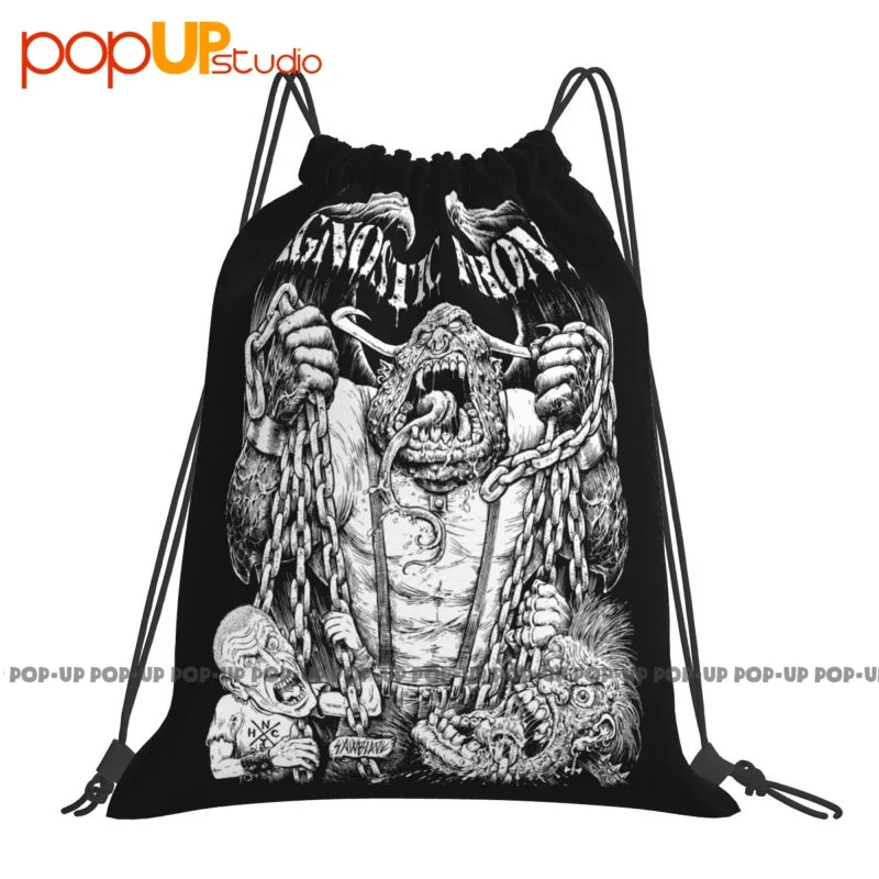 Agnostic Front Hardcore Punk Band Drawstring Bags Gym Bag Cute Beach Bag