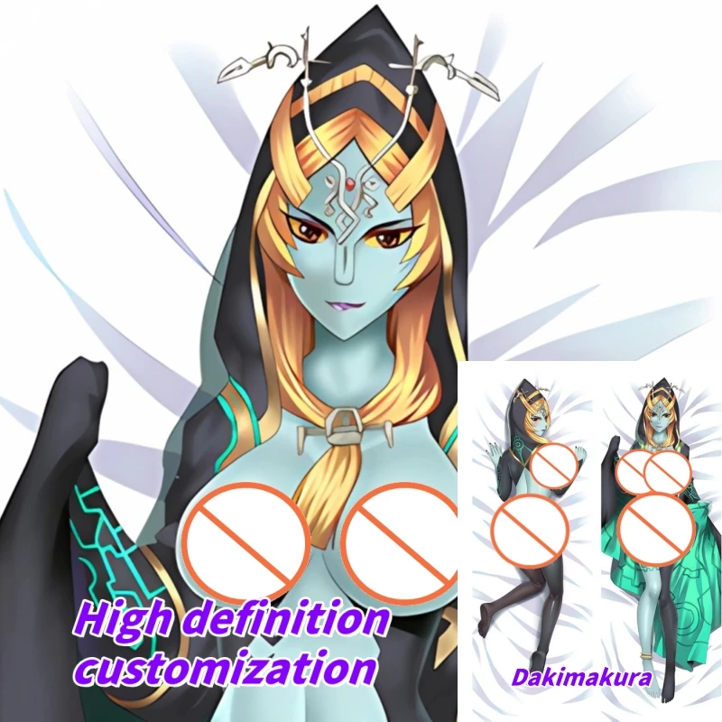 

Dakimakura Anime Midna Double-sided Print Life-size Body Pillow Cover Bedding Gifts