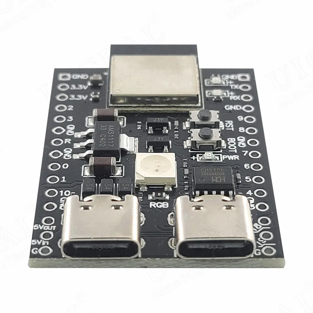 Picture 4: MINI ESP32 C3 Development Boards 2.4G Wifi 4 BLE5.0 Module Internet of Thing 4MB Flash Dual Type-C Serial CH343P 30Pin ESP32-C3