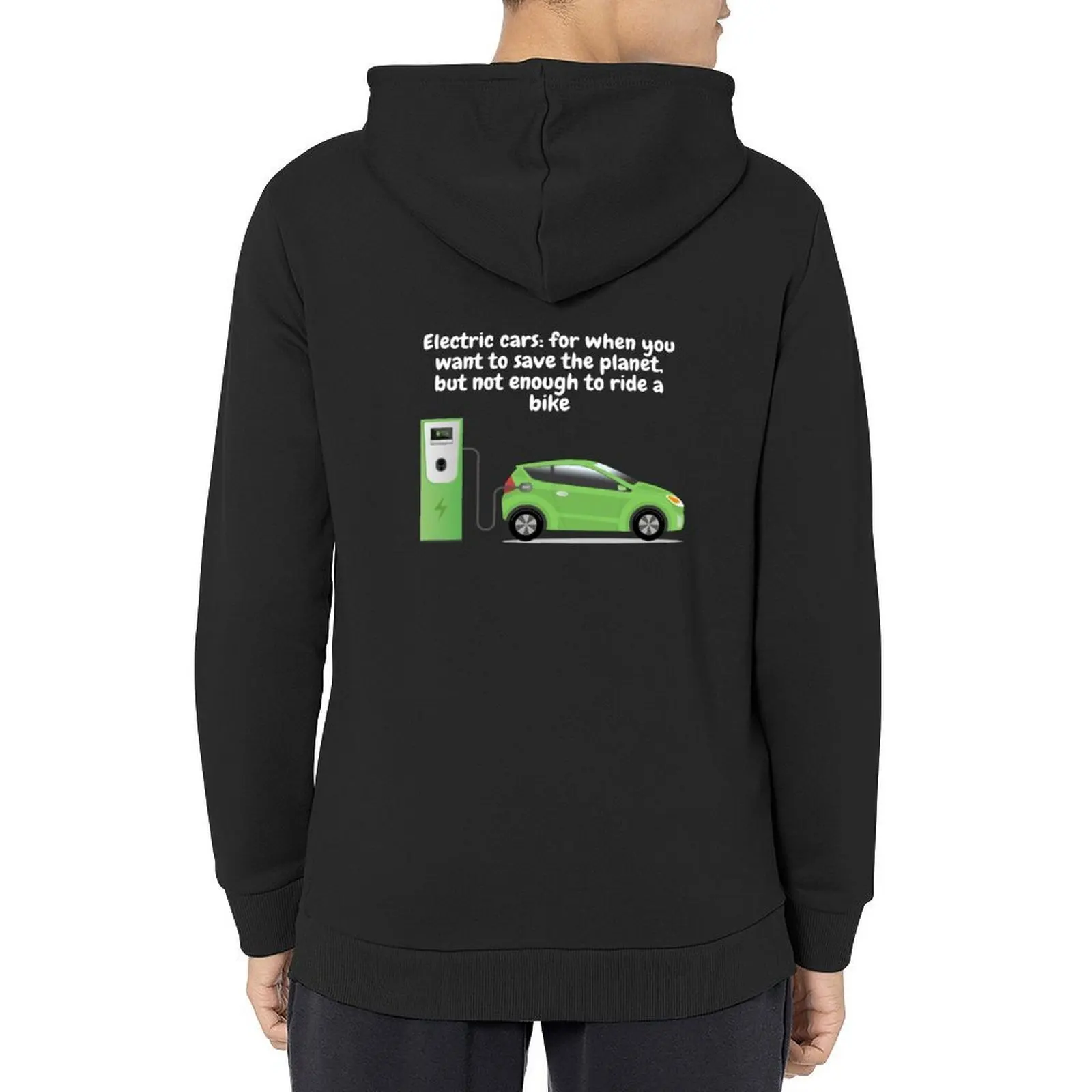 

Irony of Electric Cars! Hoodie aesthetic clothing mens clothes men's coat fashion men new in hoodies & sweatshirts