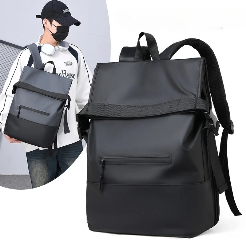 

The New Men's Backpacks Are Fashionable and Versatile, Student Schoolbags, and Business Waterproof Large-capacity Computer Bags
