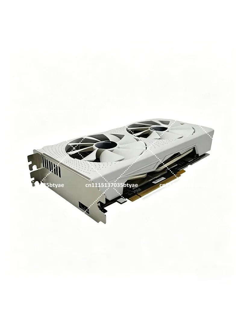 RX580 8GB Single HDMI Interface Graphics Card White - Dual Fans