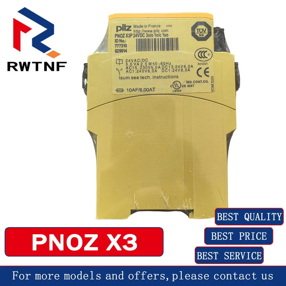 Brandneues Original PNOZ X3P PILZ Sicherheitsrelais 774314, 100 % Originallagerbestand