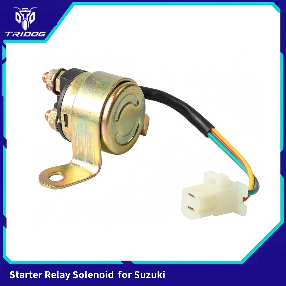 Motorcycle Starter Solenoid Relay for Suzuki DR125 1994-1996 VS800GLV Intruder GR650 TEMPER VS750 VX800 VS700 DR200 SE 1997–2007